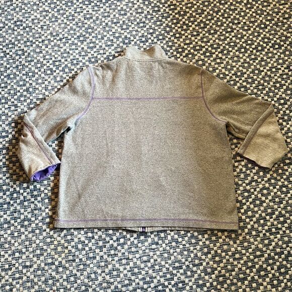 Draper’s & Damon’s Petites Women’s PXL Grey & Lavender Purple Full Zip Jacket - Picture 8 of 11